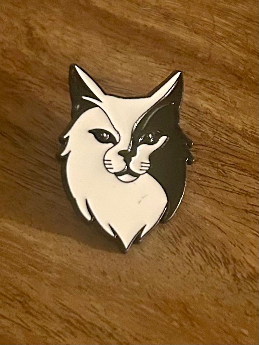 Plaketten & Abzeichen: Pin Katze schwarz weiss – Neu und originalverpackt aus Geneve von vane267