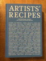 Artists' Recipes. Contemporary artists & their favourite r..