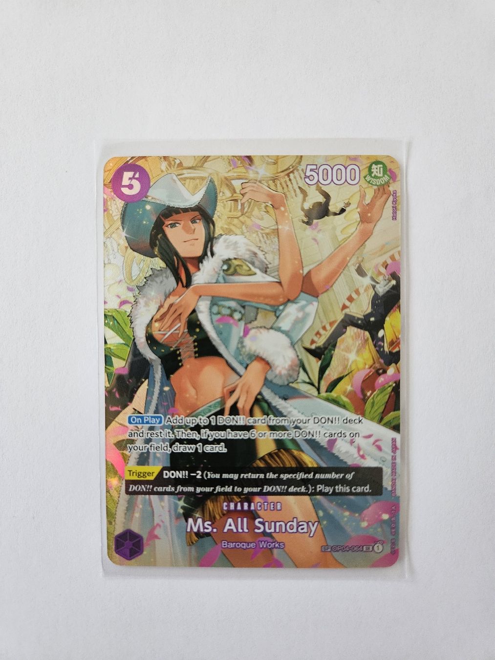 Bandai Carte collezionabili: Nico Robin OP04-064 SP One Piece TCG – Nuovo (secondo la descrizione) da Rudolfstetten venduto da KingArabi 1