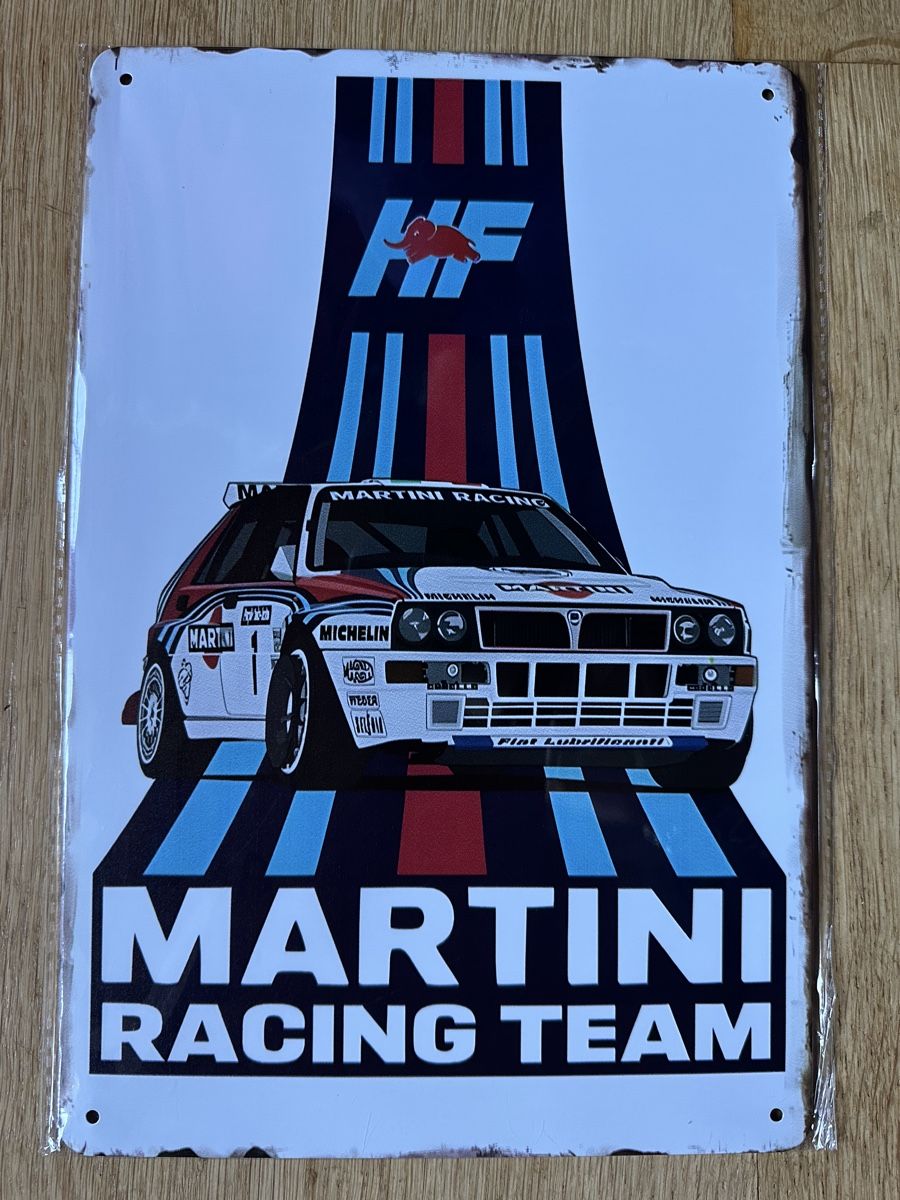 Ecriteaux: Lancia integrale hf martini rallye Oldtimer  – Neuf (Voir description) à Reinach AG par rares75