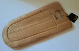 nosh® Schneidebrett mit Saftrinne Eiche (NP 59.00) Holzbrett