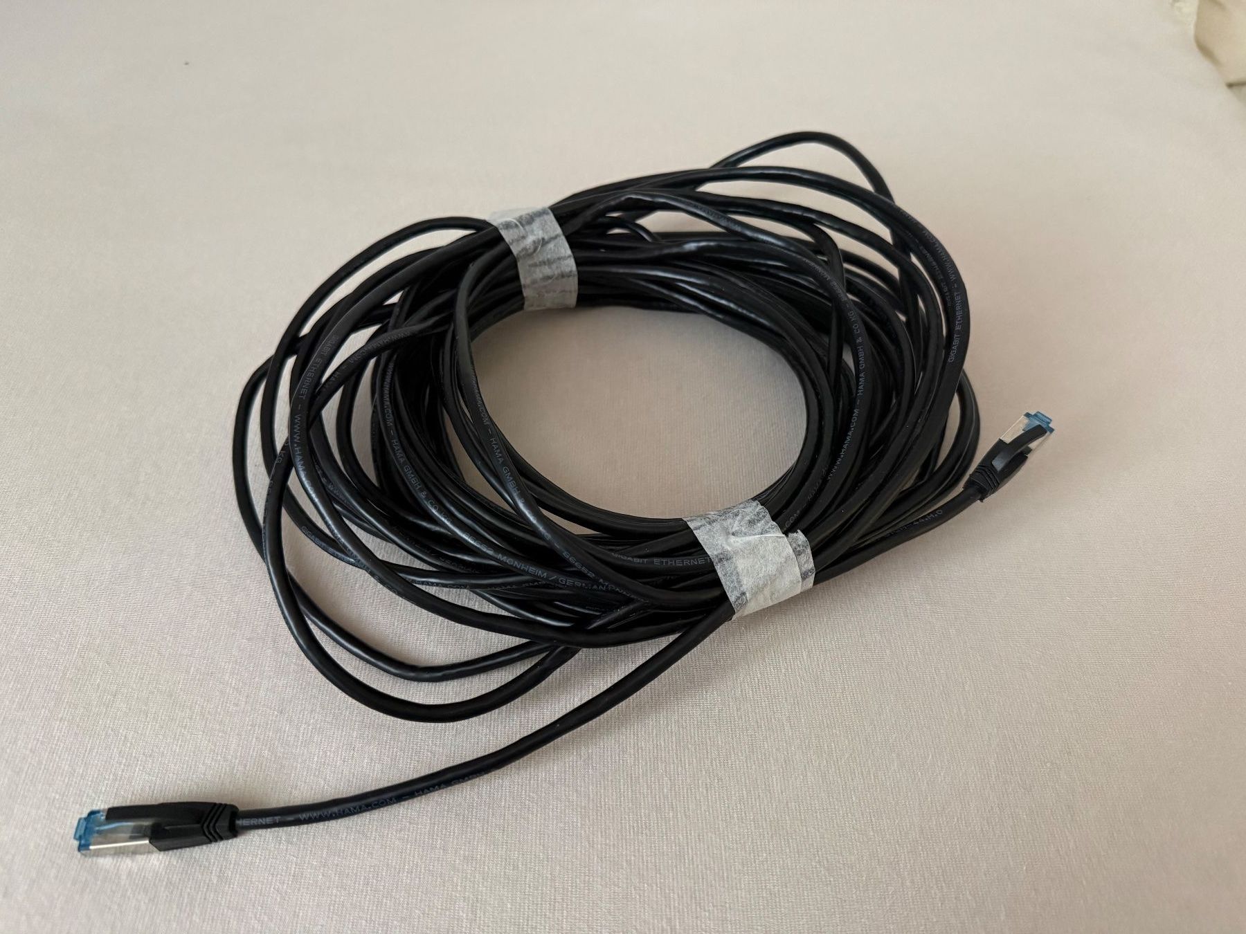 Hama Cavi: 15 METER HAMA GIGABIT ETHERNET KABEL – Usato da Bülach venduto da Katha28
