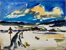 Giani Castiglioni Aquarell 1982