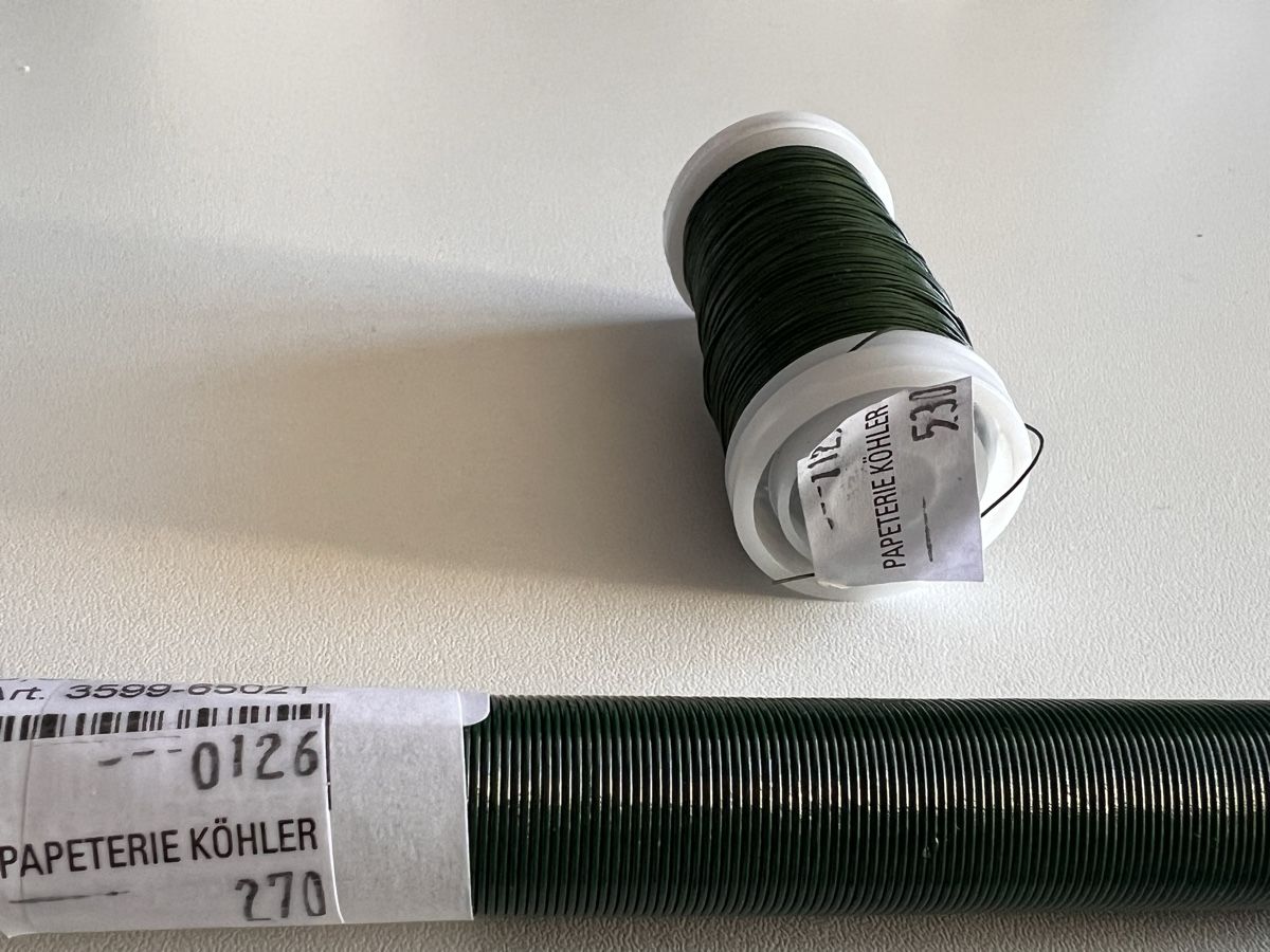 Ferramenta: GRÜNER BINDEDRAHT UND HOLZWICKEL-DRAHT SET – Nuovo e nell'imballaggio originale da Uster venduto da SmartSales_zh 2