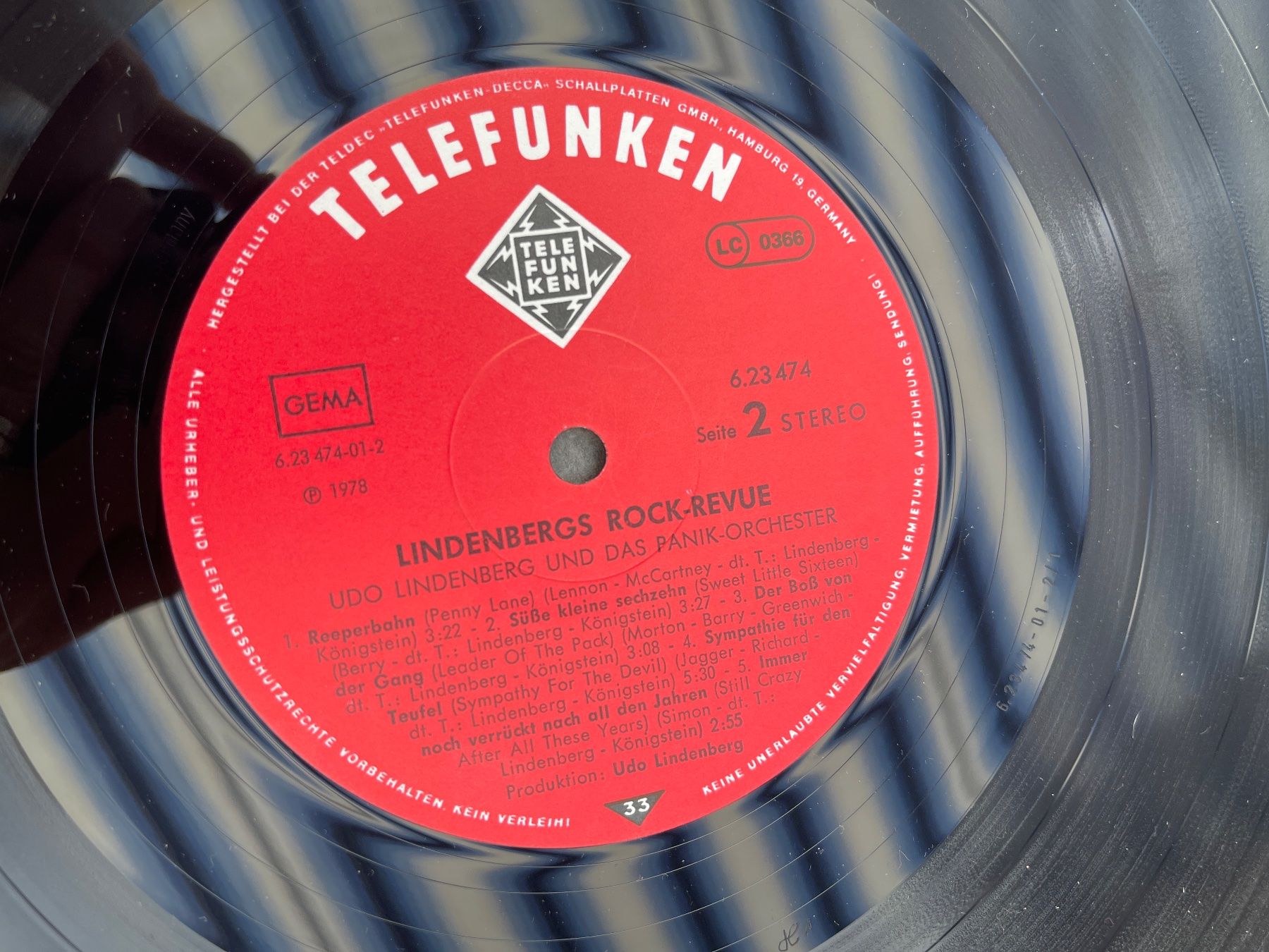 Dischi in vinile: A437/Lindenbergs Rock-Revue – Usato da Frutigen venduto da Philippe_jsp 2