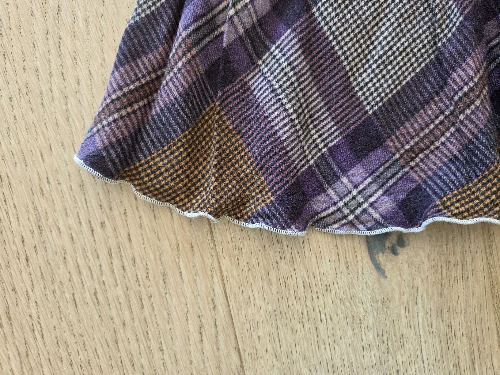 Vestiti & Gonne: Handmade Retro Kleid, Gr.98, Orange/Plaid – Usato da Hinwil venduto da Jessica13 2
