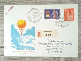 TR12 Enveloppe + Timbre Suisse 1970