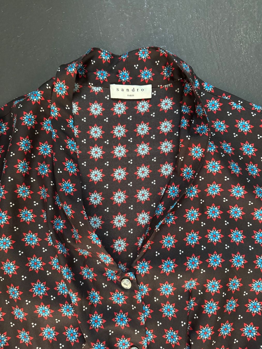 Sandro Vestiti: 100% Seidenkleid von Sandro (EU 34) – Usato da Wädenswil venduto da LH76 3