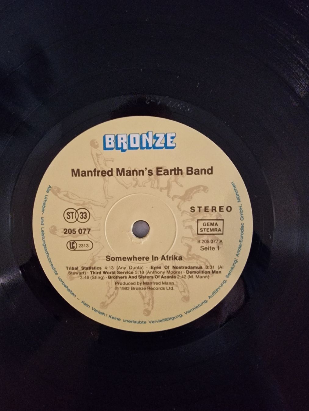 Schallplatten: Manfred Mann's Earth Band - Somewhere in Afrika – Gebraucht aus Pfaffnau von gunport 1