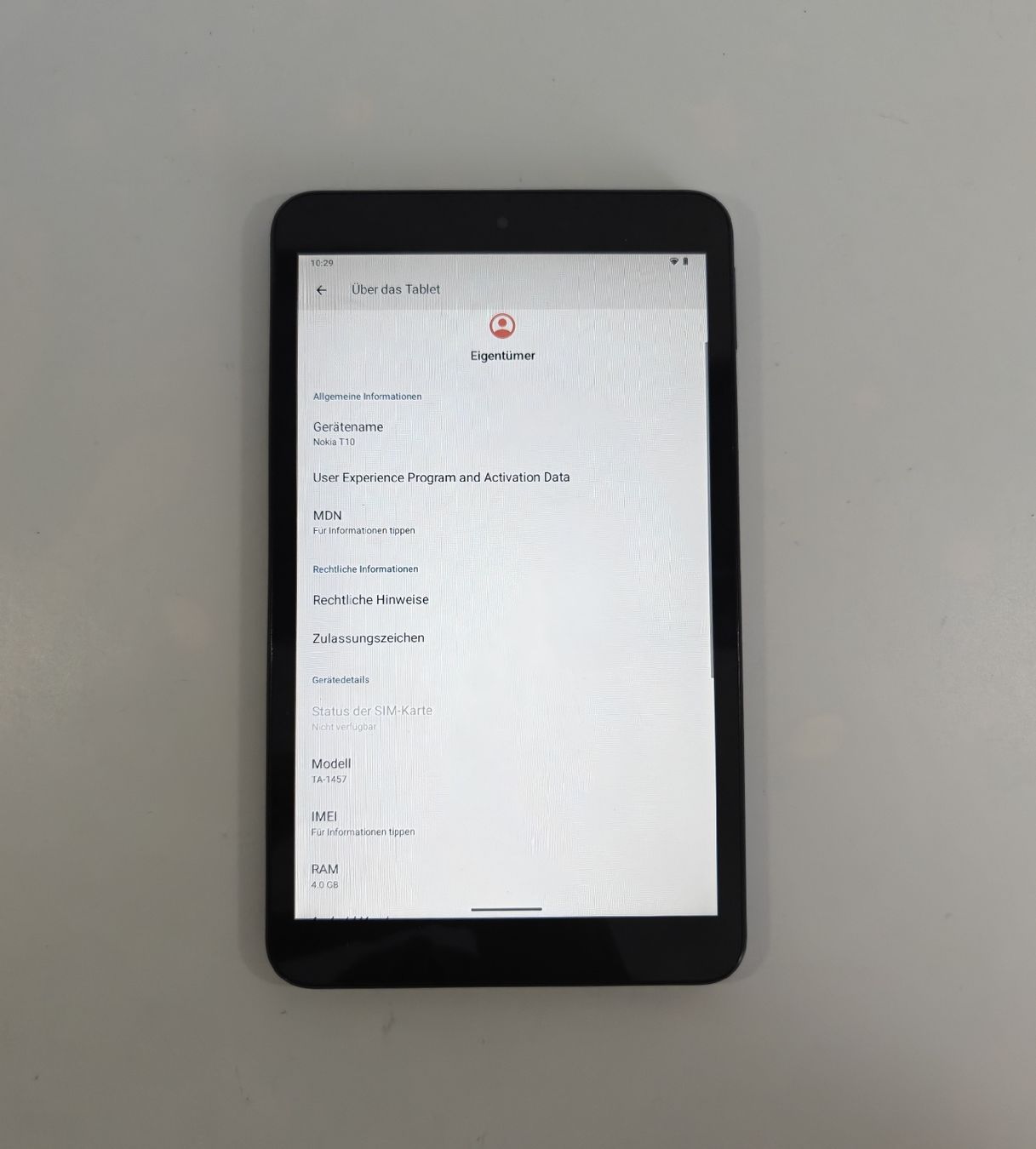 Nokia Tablet PC: Nokia T10 Tablet 64GB – Usato da Ehrendingen venduto da Rocky985 1