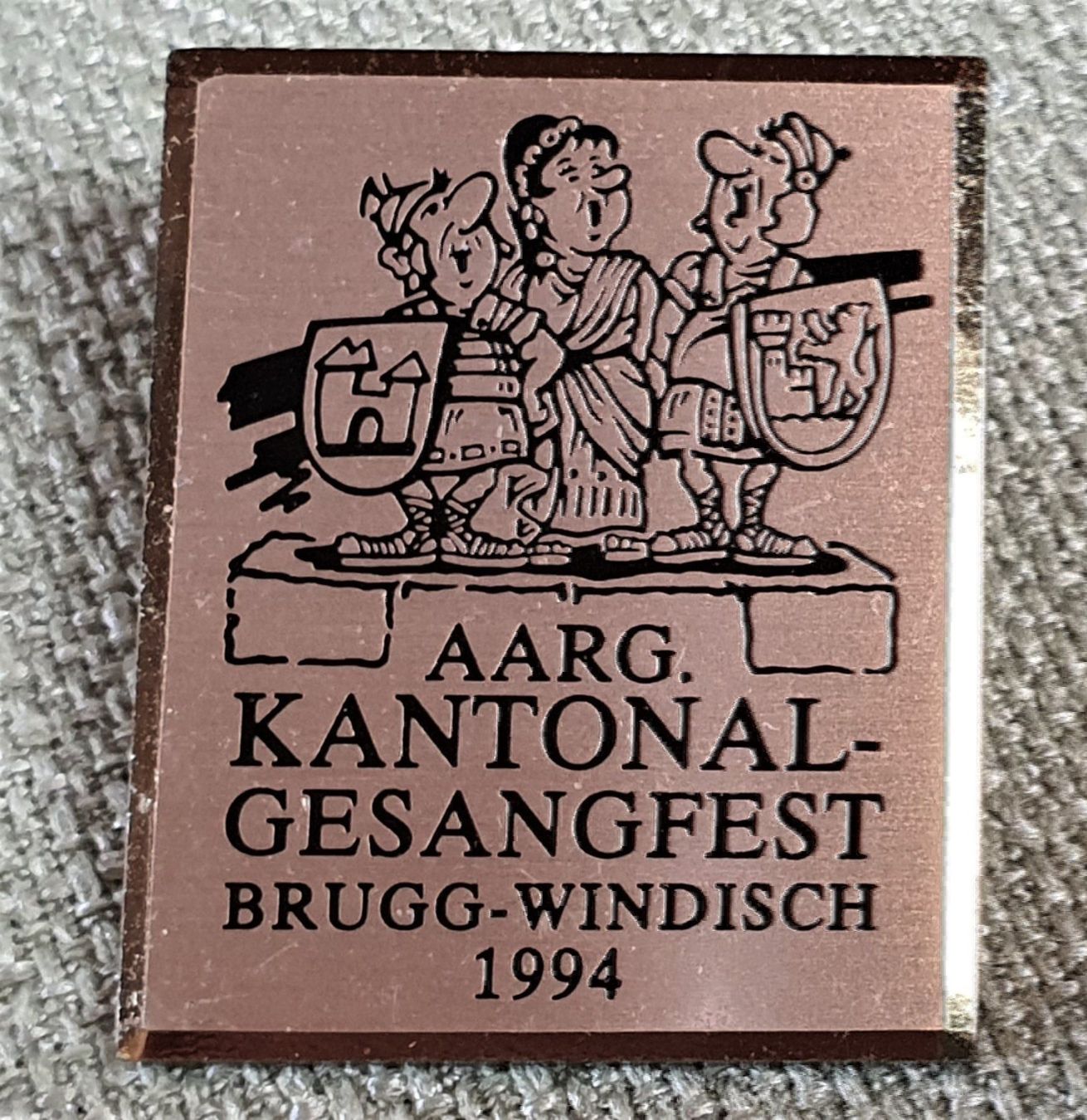 Cartoline postali: D368 Gesangfest Brugg Windisch Aargau 94 – Usato da Reinach BL venduto da Boston-Verkauf