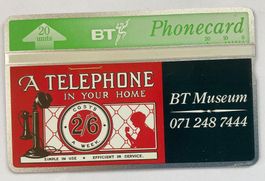 Telefonkarte British Telecom BTC072, 302E BT Museum ungebr.