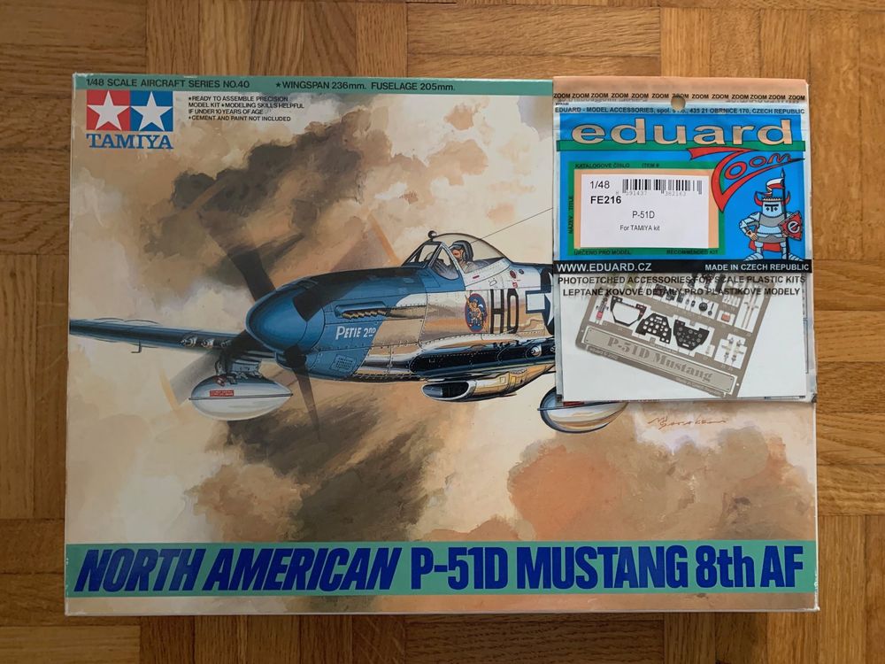 HASEGAWA, Hasegawa JT30 09130 1/48 Ölçek P-51D Mustang Savaş Uçağı