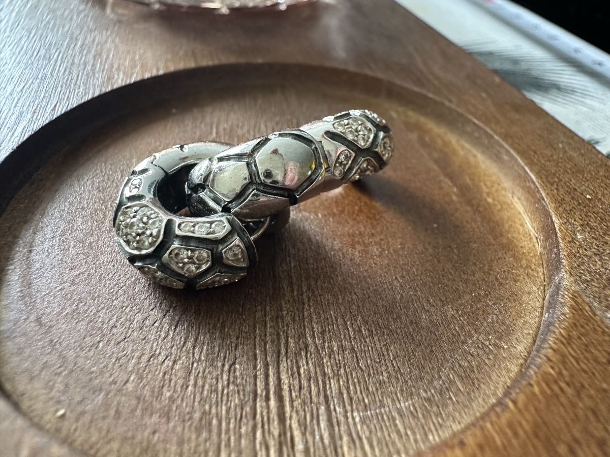 Orecchini pendenti & Orecchini a lobo: Boucles or blanc 18 carats – Usato da Choëx venduto da Maitresplinter 1