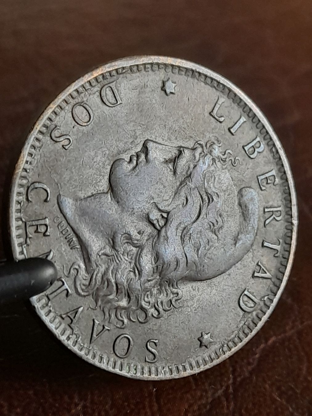 Alle Münzen: 2 Centavos 1893 Argentinien  – Gebraucht aus Basel von Basel_20 4