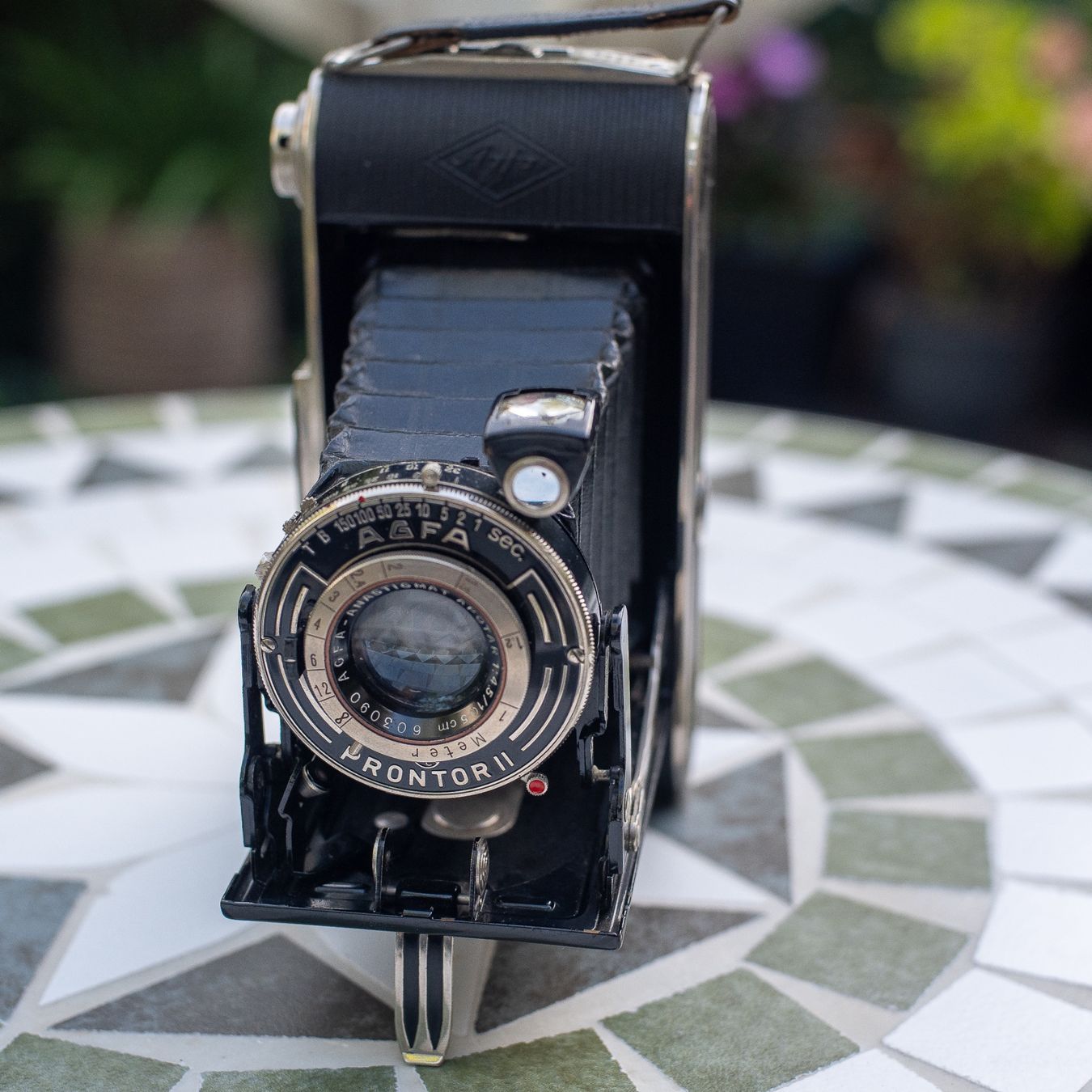Agfa Fotocamera: Agfa Billy-Record Balgenkamera "Art Deco" – Usato da Rheinfelden venduto da jonathancollebianco 1