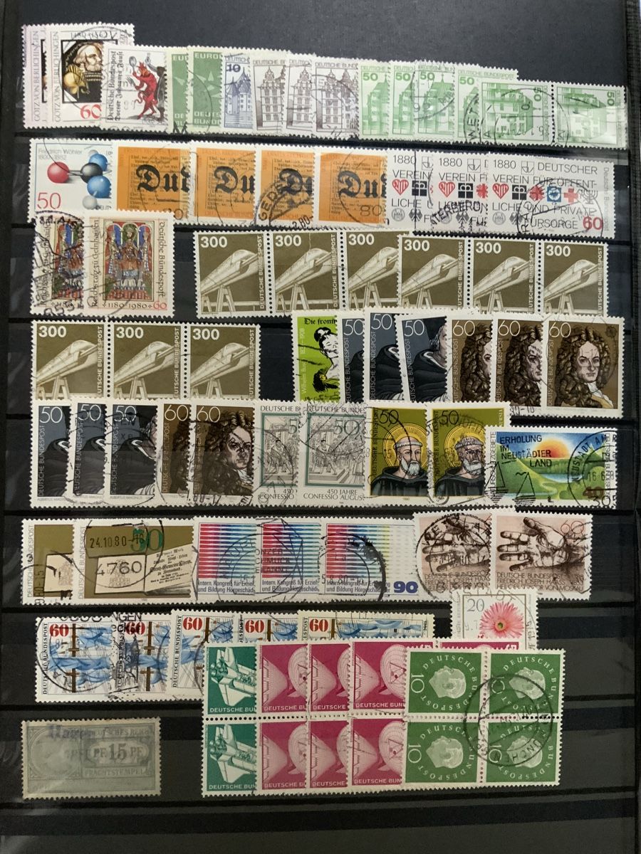 Tutti i francobolli: Briefmarken Deutschland Bundespost – Usato da Binningen venduto da chr_cr5n 5