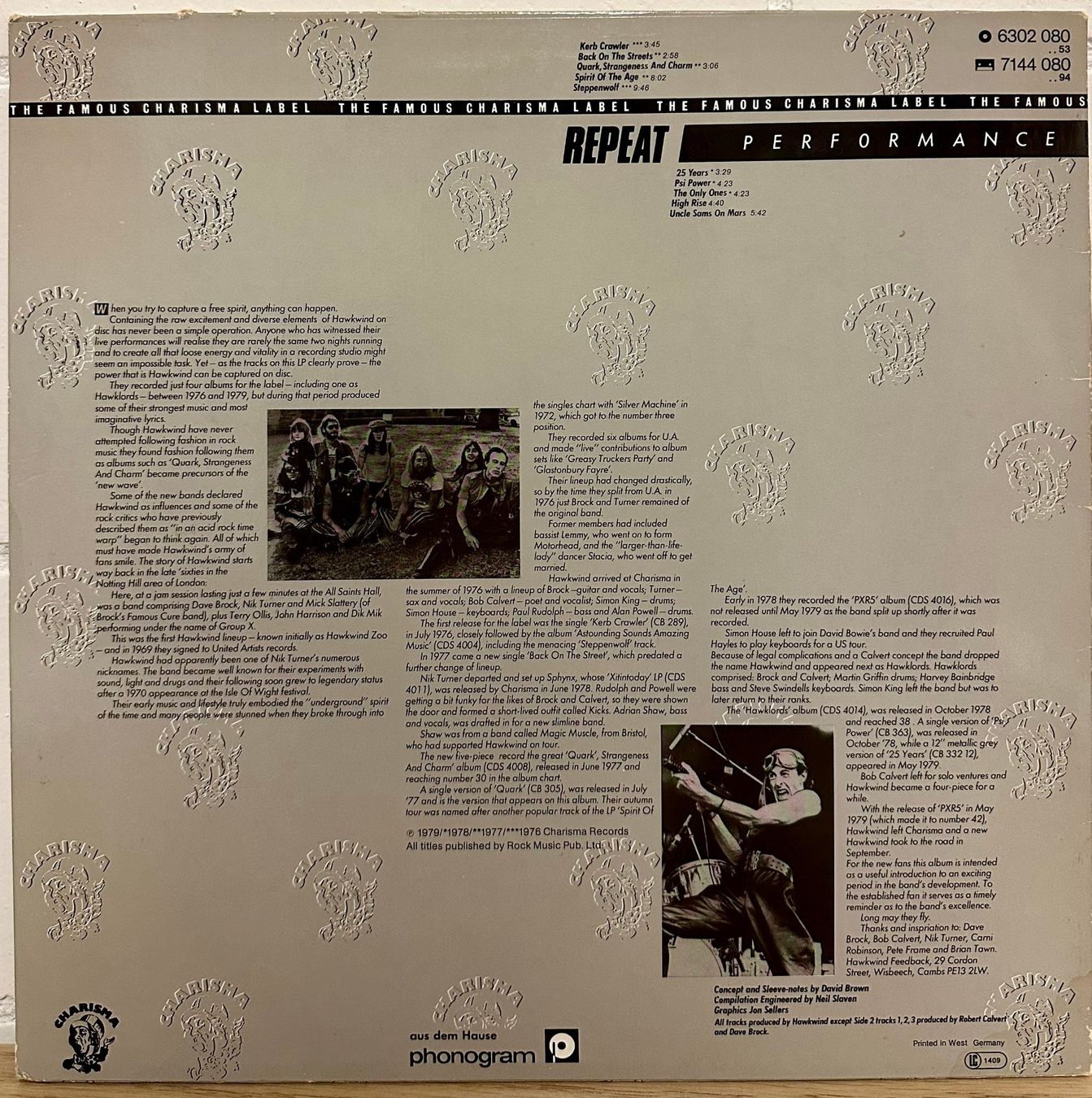 Dischi in vinile: Hawkwind - Repeat Performance // LP: VG+; Sleeve: VG+ – Usato da Zürich venduto da saltbee 1