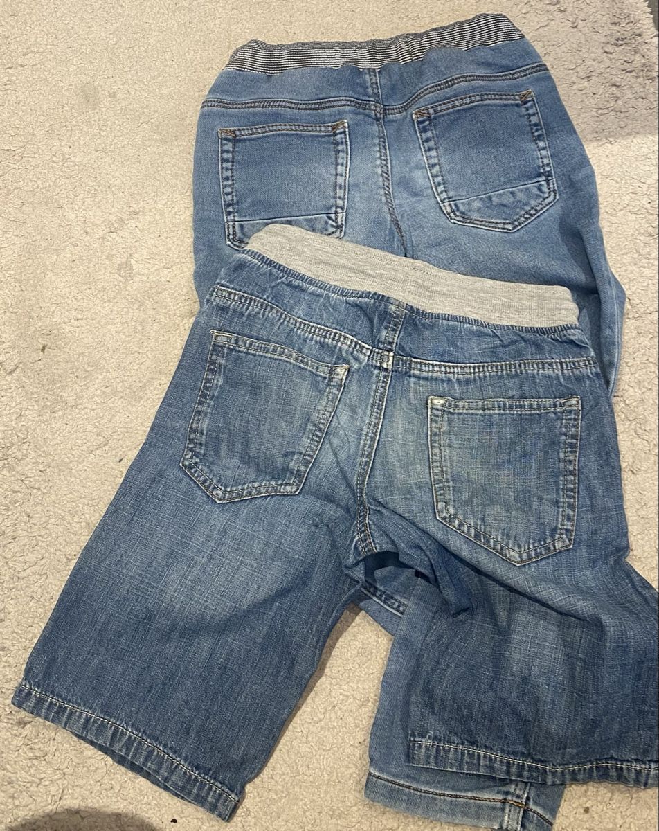 C&A Lotti & Set di vestiti: 1 jeans et 1 short 8-9 ans – Usato da Le Noirmont venduto da Chreeba 1