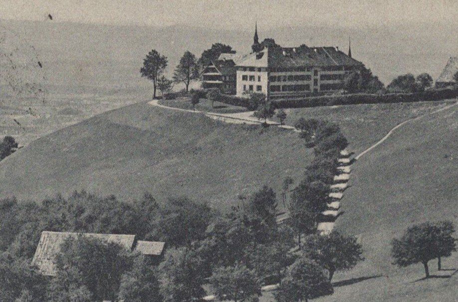 Cartoline postali: Gubel  Kloster und Pension 1907 – Usato da Aarau venduto da kufi44 2