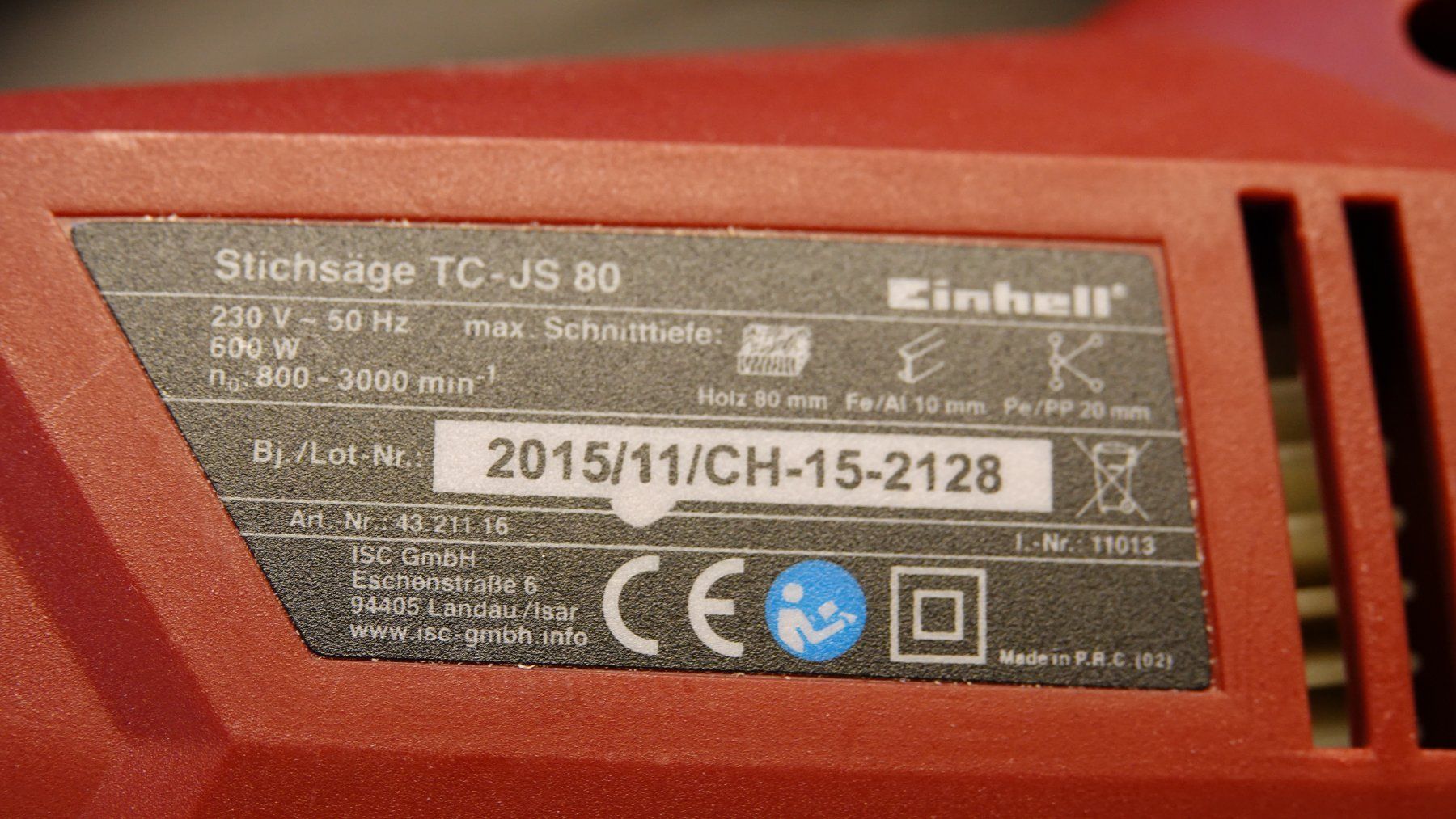 Einhell Seghe: Einhell Stichsäge TC 80 – Usato da Niederrohrdorf venduto da Voase 1