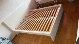 Ikea MALM Bettgestell hoch, weiß, 160x200 cm
