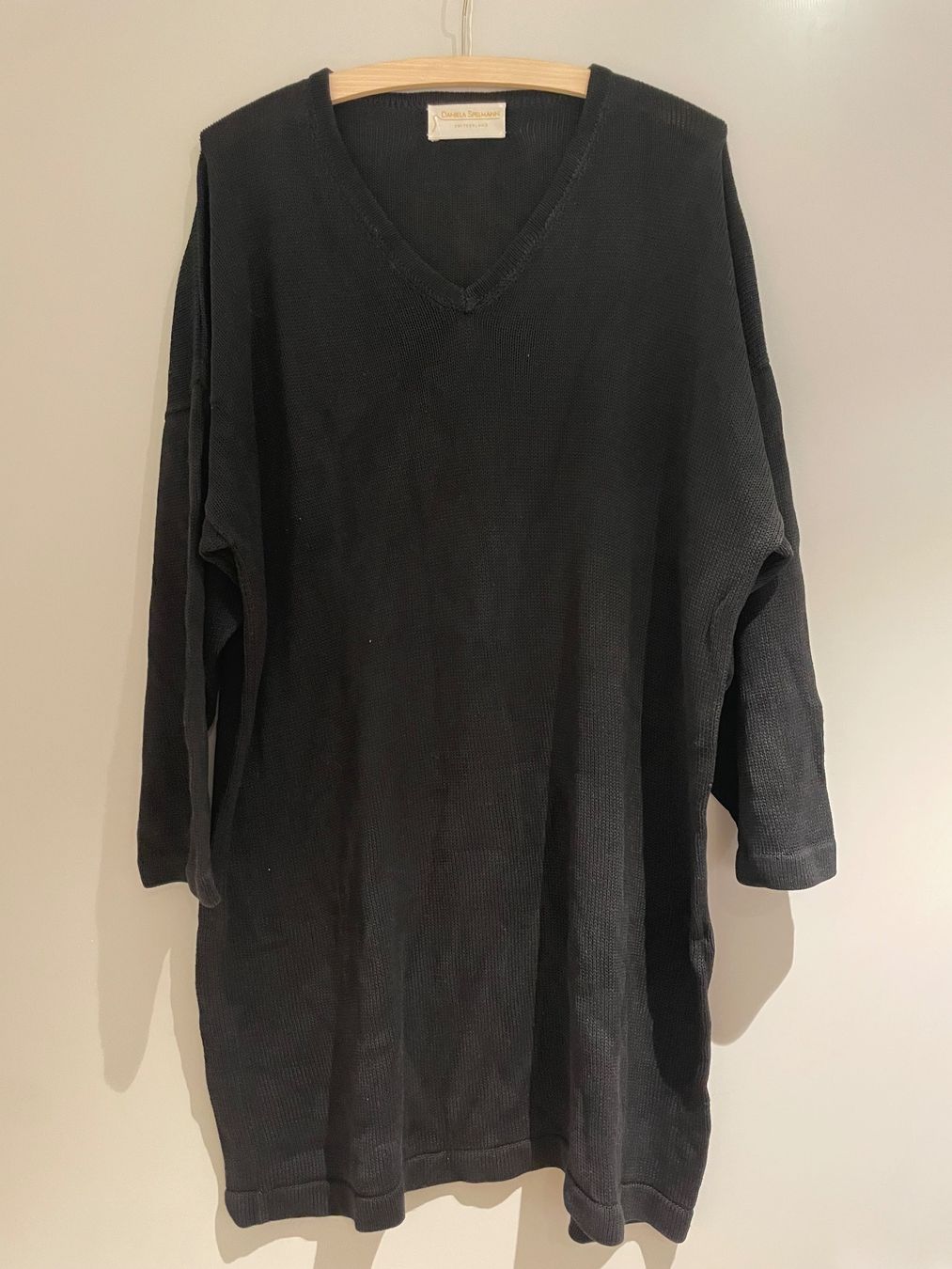 Pullover & Sweatshirts: Daniela Spillmann Strick-Pullover / -Tunika, schwarz – Gebraucht aus Therwil von lea_tsz9 3