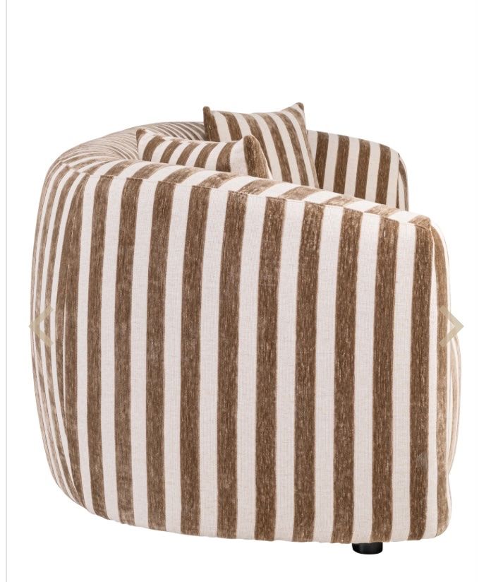 Sofas: RICHMOND INTERIORS** Sofa Luxandra stripes sand – Neu und originalverpackt aus Ruswil von Miami-2026 4