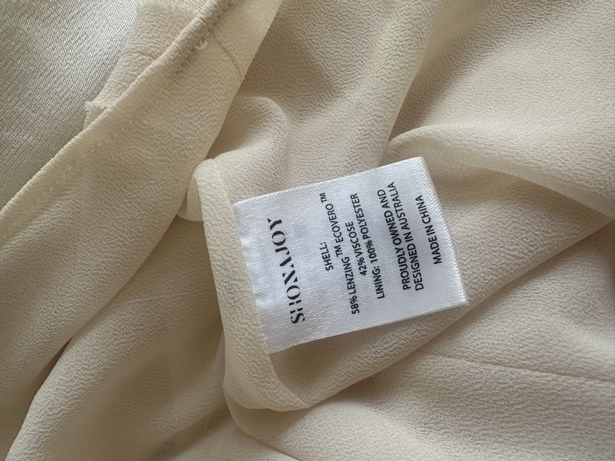 Vestiti: Shona Joy ecru backless dress – Usato da Uster venduto da Monika_OB 8