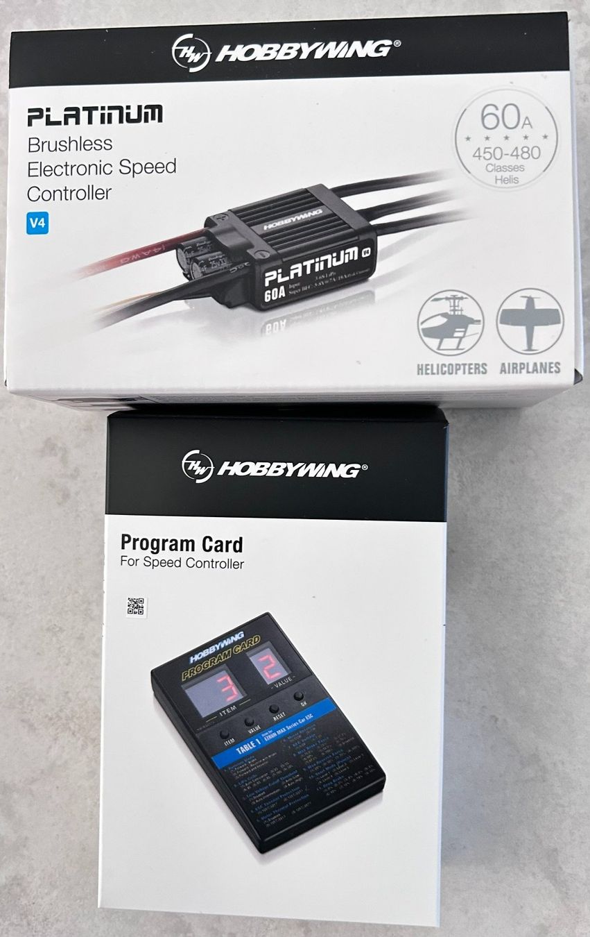 Hobbywing RC Kits de montage: Hobbywing Regler Platinum Pro 60A und Programmierkarte – Neuf avec emballage d'origine à Rickenbach b. Wil par Maulem7