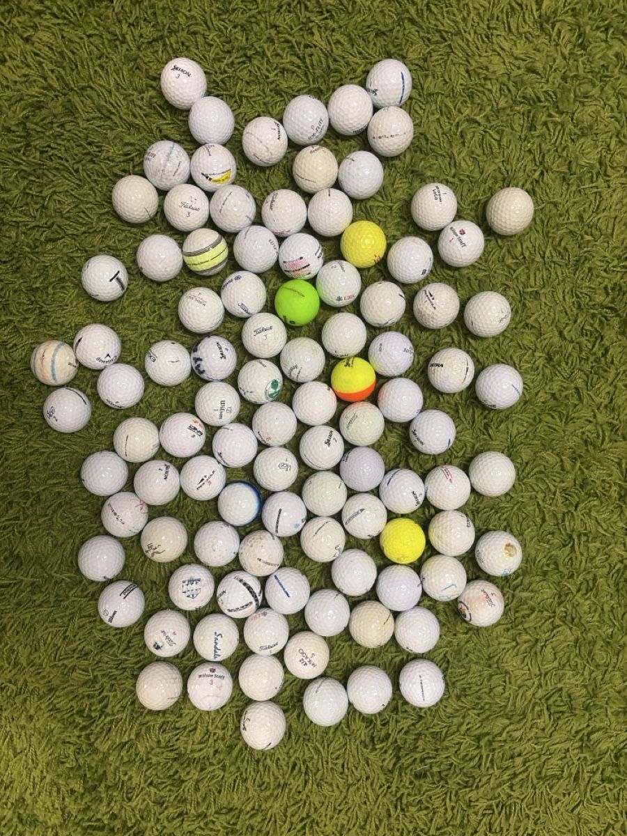 Palloni: 100 Gebrauchte Golfbälle Div. – Usato da Hüttikon venduto da sgt79