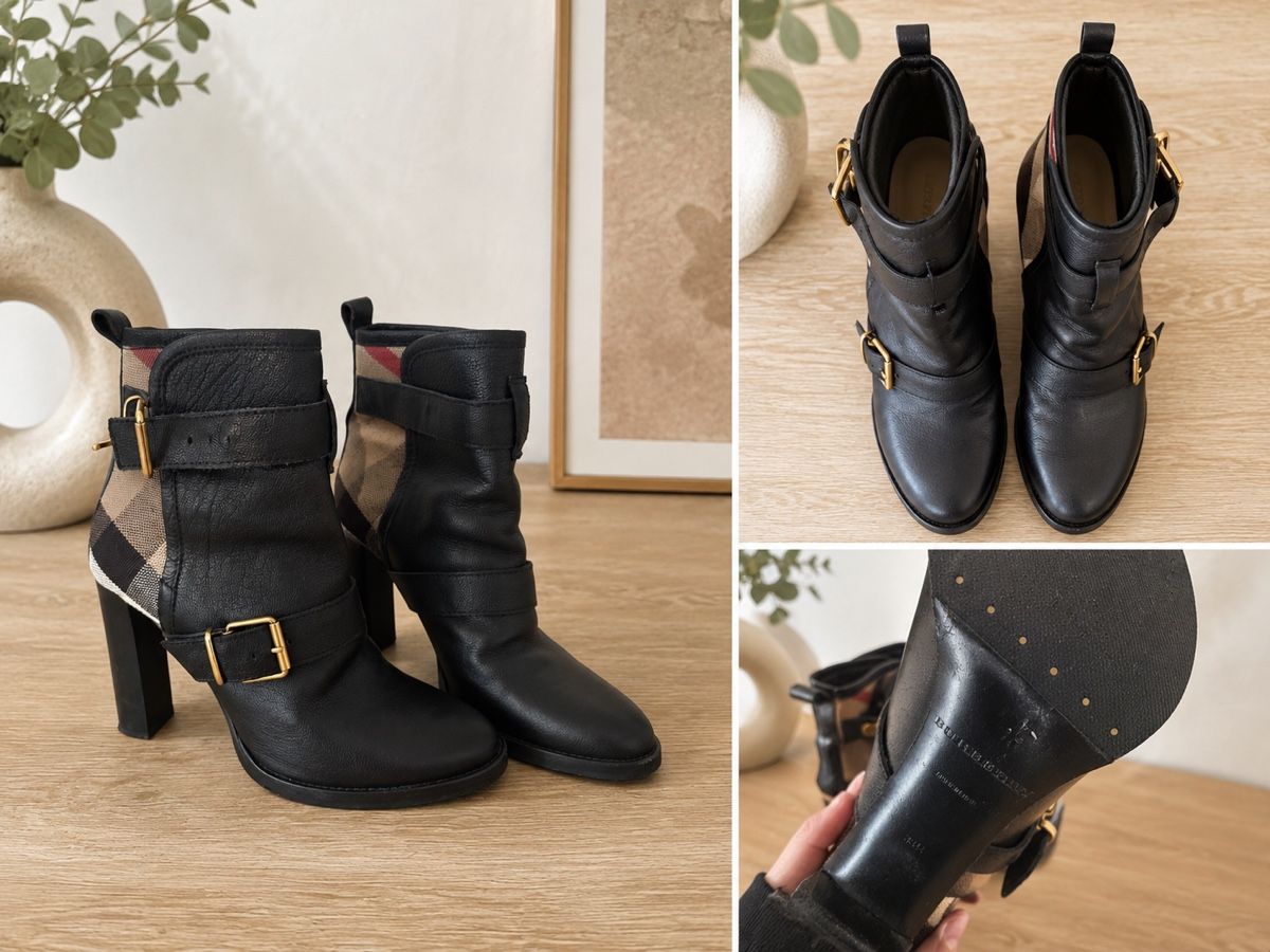 Burberry Scarpe da donna: Burberry Ankle Boots 38 1/2 – Usato da Malleray venduto da 2v8v