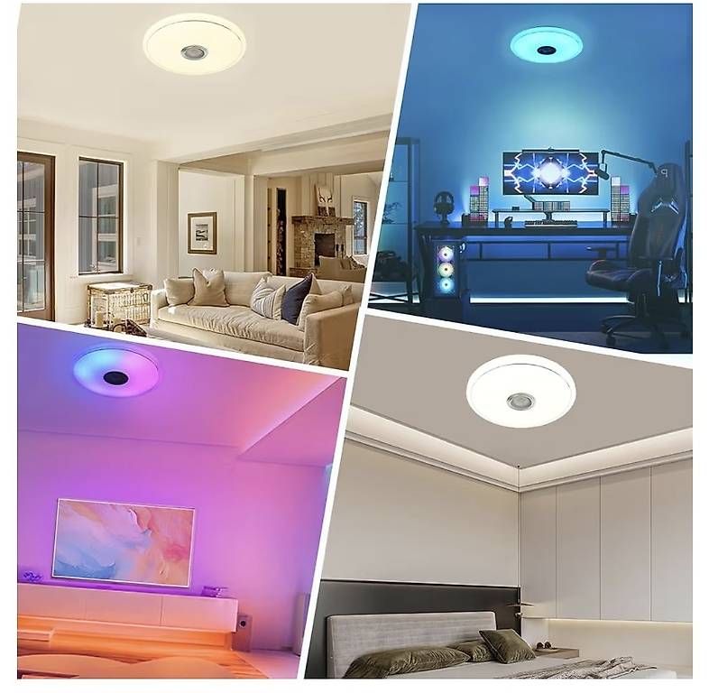Lampadari & plafoniere: MOLVCE 36W LED Deckenlampe mit Bluetooth-Lautsprecher & RGB – Usato da Stettfurt venduto da Jezaig1989