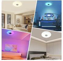 MOLVCE 36W LED Deckenlampe mit Bluetooth-Lautsprecher & RGB