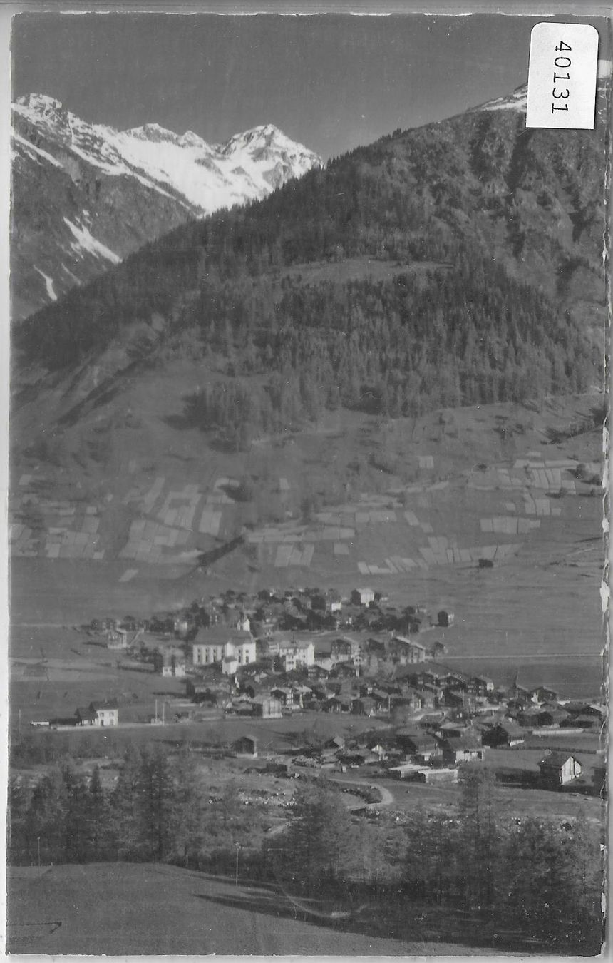Ansichtskarten: Reckingen - Totalansicht - Photo: E. Gyger – Gebraucht aus Ettingen von Kartenplanet