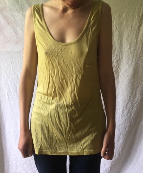 Tops: débardeur jaune viscose Rue Blanche 38 – Neu und originalverpackt aus Arnex-sur-Orbe von cameleonfringant 1