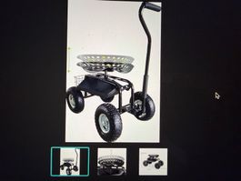 Gartenwagen / Rollsitz neuwertig, Kinderbuggy