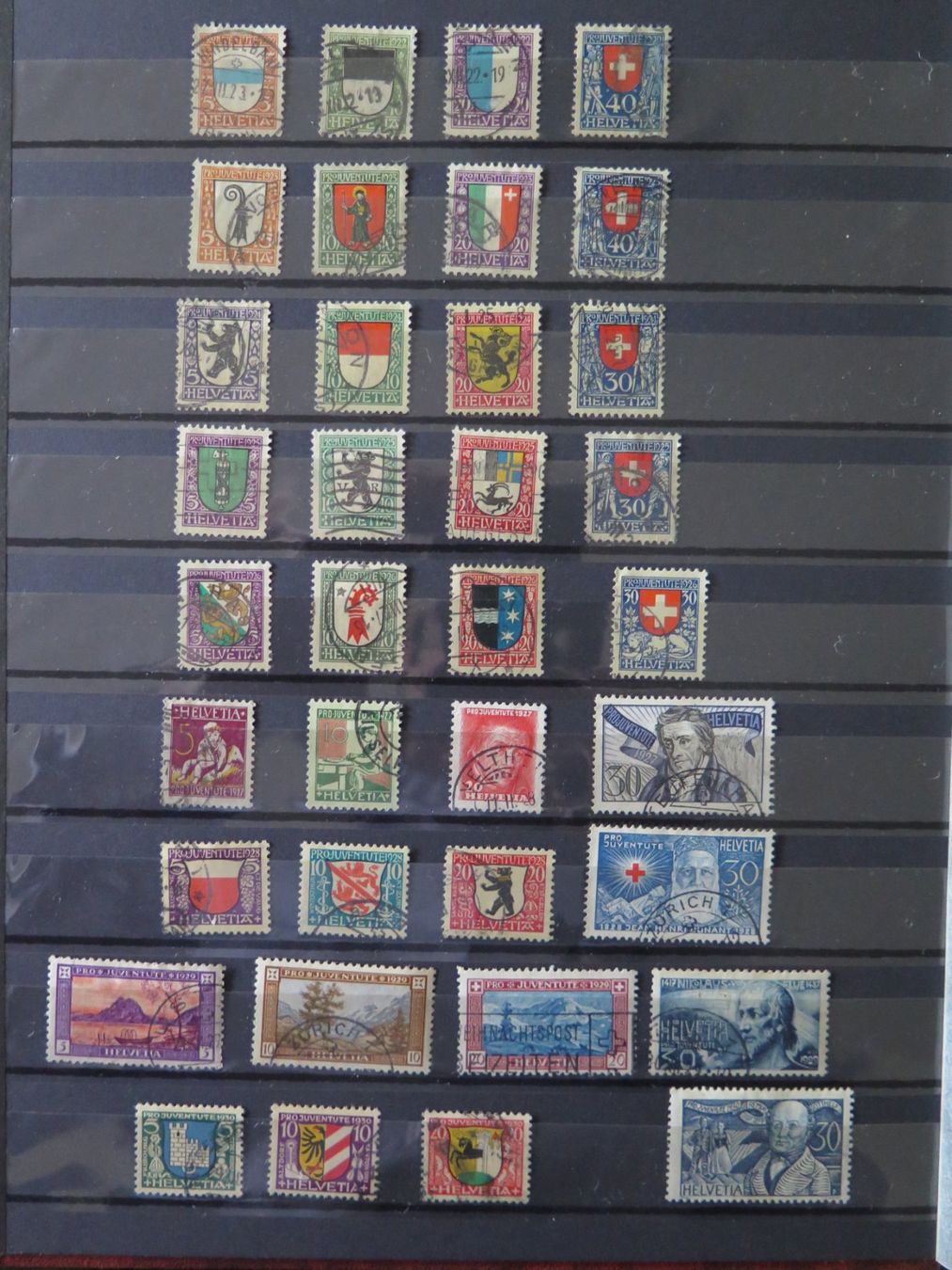 Tutti i francobolli: Pro Juventute 1913 - 2000 SBK 1 - 359 – Usato da Winterthur venduto da Namo1 1