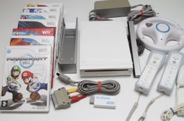 Nintendo Wii Konsole mit Spielen und Zubehör guter Zustand