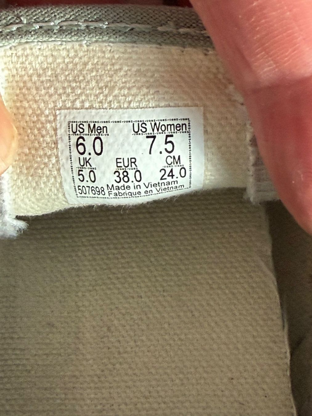 Vans Scarpe da donna: Coole Karo-Vans-Schuhe – Usato da Zürich venduto da rit_8qch 4