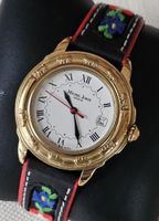 MICHEL JORDI GENEVE  Vergoldet Elegante Armbanduhr 37mm