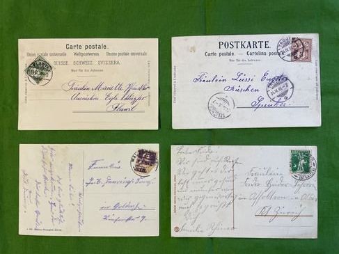 Cartoline postali: 4 AK Appenzell, 2 x Litho – Usato da Lenggenwil venduto da Aurora-borealis1 1