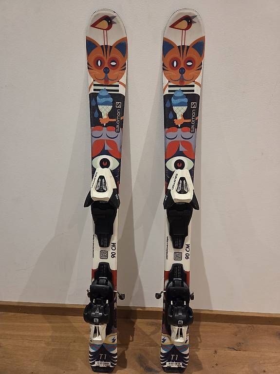Skis: Kinder Ski Salomon 90cm – Gebraucht aus Wigoltingen von Chanti.89