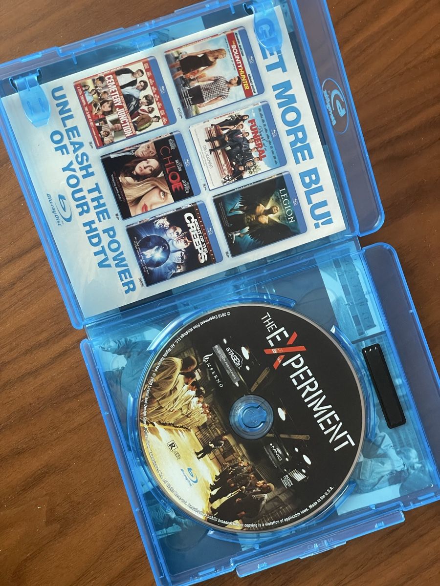 Tutti i DVDs: The Experiment Blu-ray – Nuovo (secondo la descrizione) da Basel venduto da Eva_Cuomo 2
