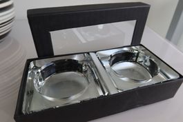 Kerzenhalter 2-er Packung, Kristallglas (schwer) - NEU