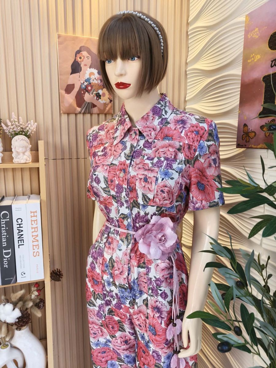 Tute: Linen Blend Floral Playsuit – Usato da St.Josefen venduto da lop_lh8d 1