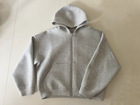 Weekday Zip Hoodie Grau Gr M 