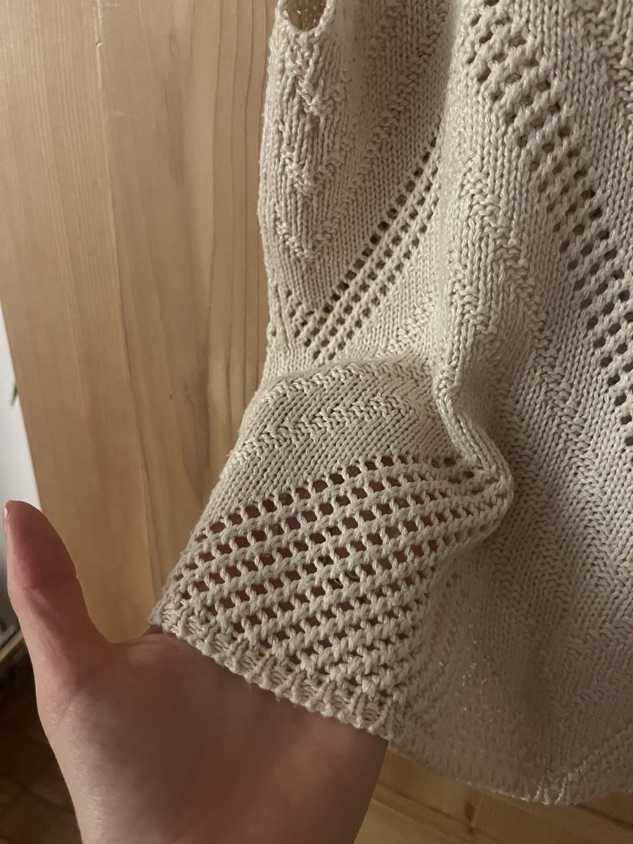 Top: Häkel Top Oberteil Strick Gr. M JDY beige – Usato da Zürich venduto da MrsWollishofen 2