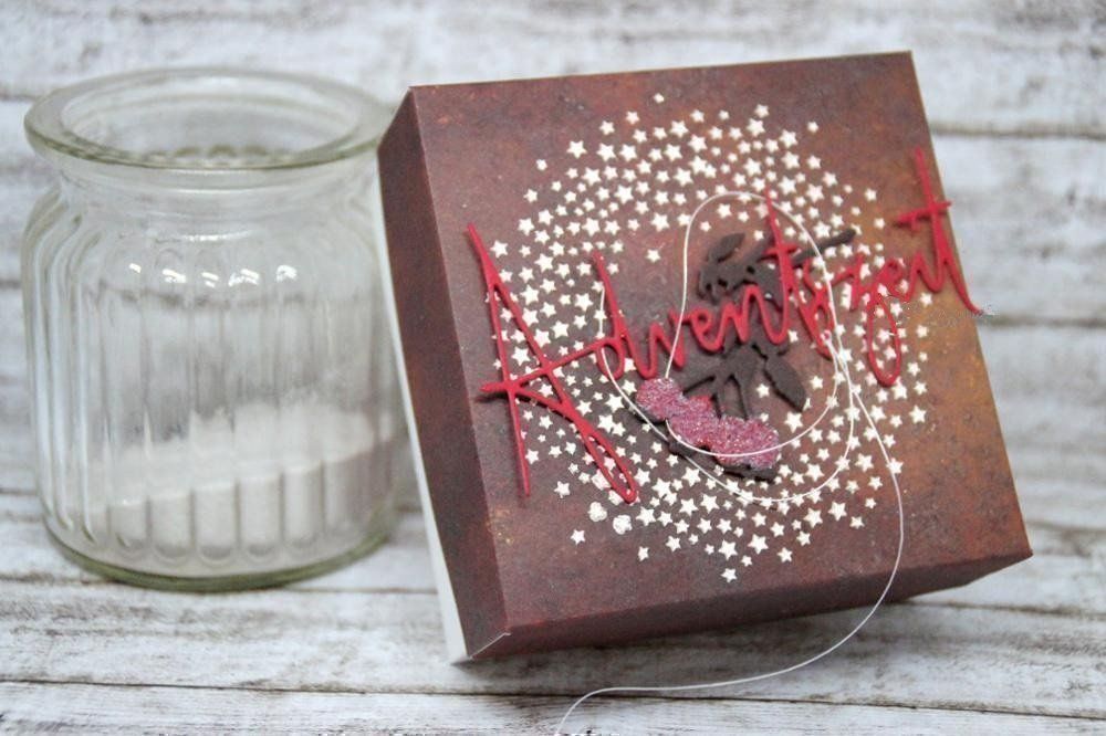 Sciablone: ADVENTSZEIT SCHRIFTZUG STANZSCHABLONE – Nuovo e nell'imballaggio originale da Affoltern am Albis venduto da Makianwa 1