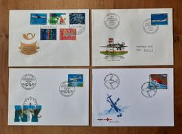 1-20-1 Enveloppes timbrées des années 1969, 1972, 1997, 2002